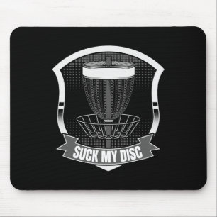 Suck My Disc Golf Gifts For Discgolf And Frisbee G Mouse Pad