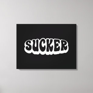 SUCKER CANVAS PRINT