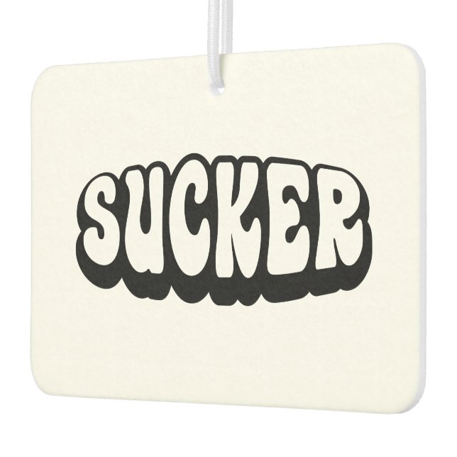 SUCKER CAR AIR FRESHENER (Left)