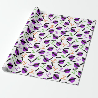 Sucker for Halloween wrapping paper