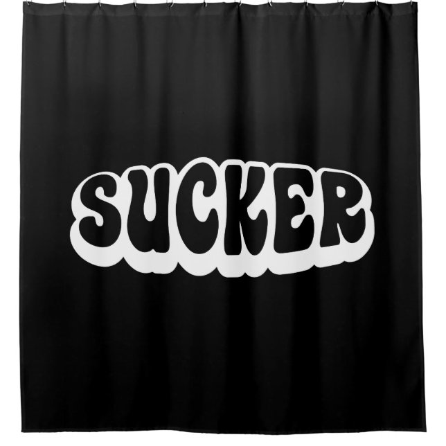 SUCKER SHOWER CURTAIN (Front)