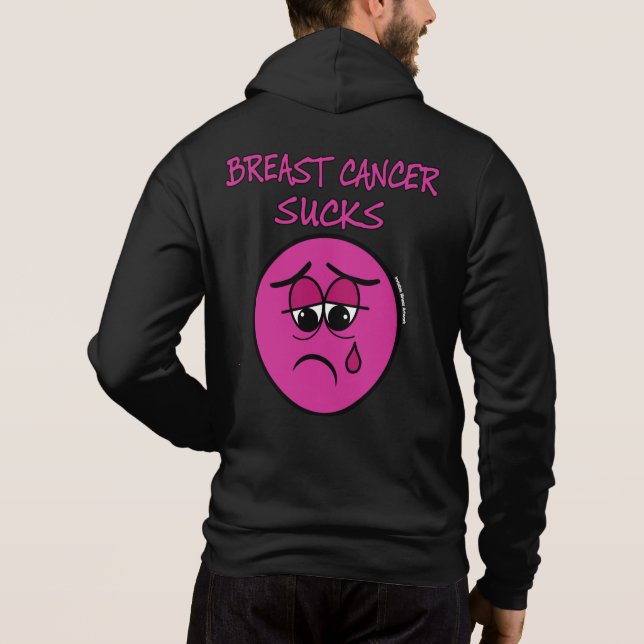 SUCKS...Breast Cancer Hoodie (Back)