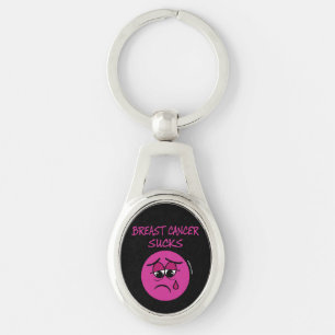 SUCKS...Breast Cancer Key Ring
