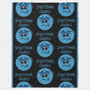 SUCKS...Dystonia Fleece Blanket