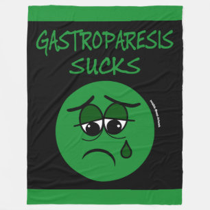 SUCKS...Gastroparesis Fleece Blanket