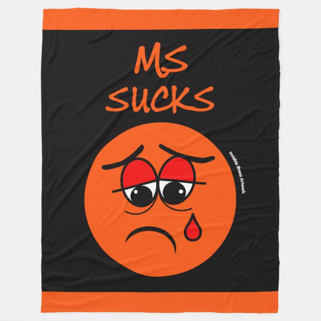SUCKS...MS FLEECE BLANKET (Front)