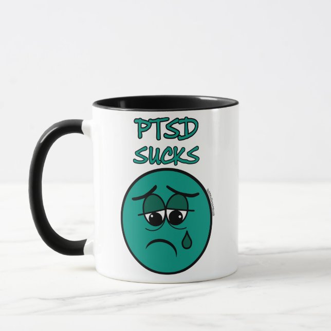 SUCKS...PTSD MUG (Left)