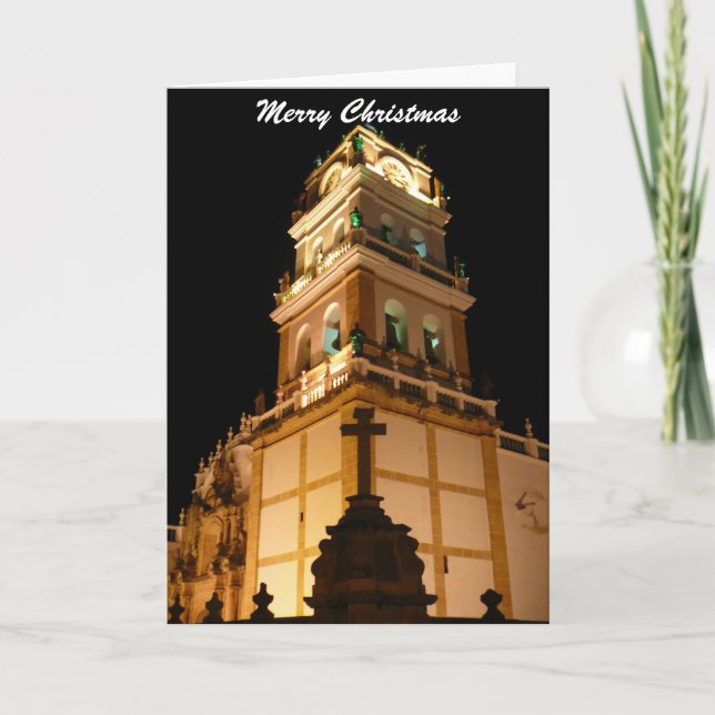 sucre church christmas holiday card (Front)