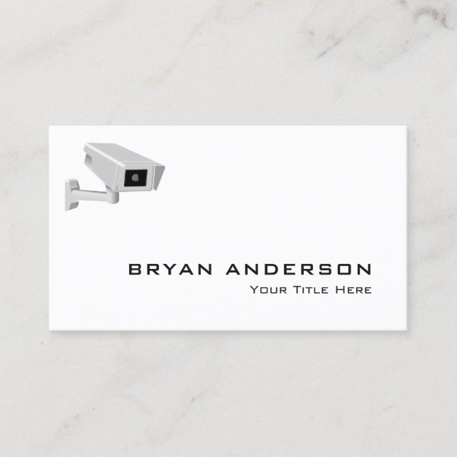 Sucurity Camera Business Card (Front)