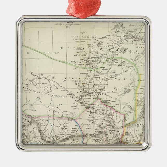 Sud v Africa - South Africa Metal Tree Decoration (Front)