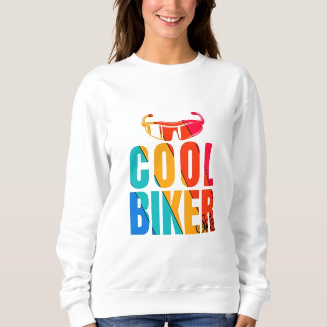 Sudadera Cool Biker and Gaffas Sweatshirt (Front)