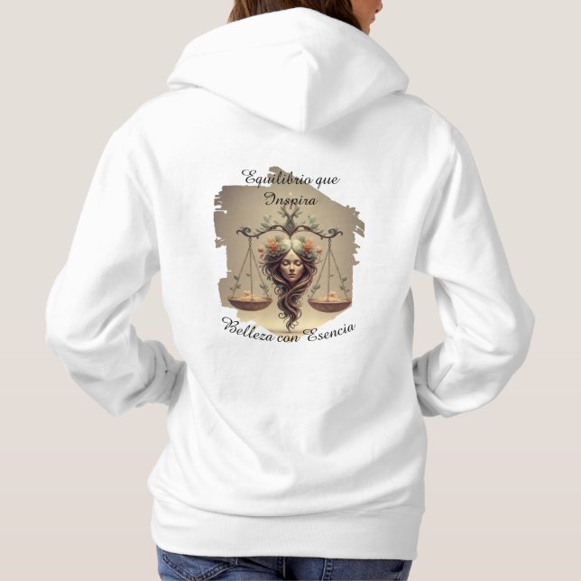 Sudadera Hoodie Lady Libra (Back)