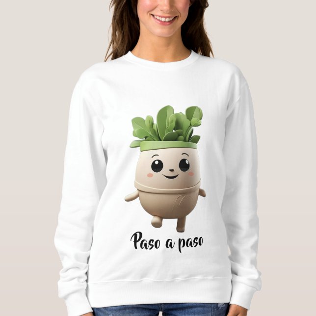 Sudadera Pipo Paso a Paso – Diseño Consciente Sweatshirt (Front)