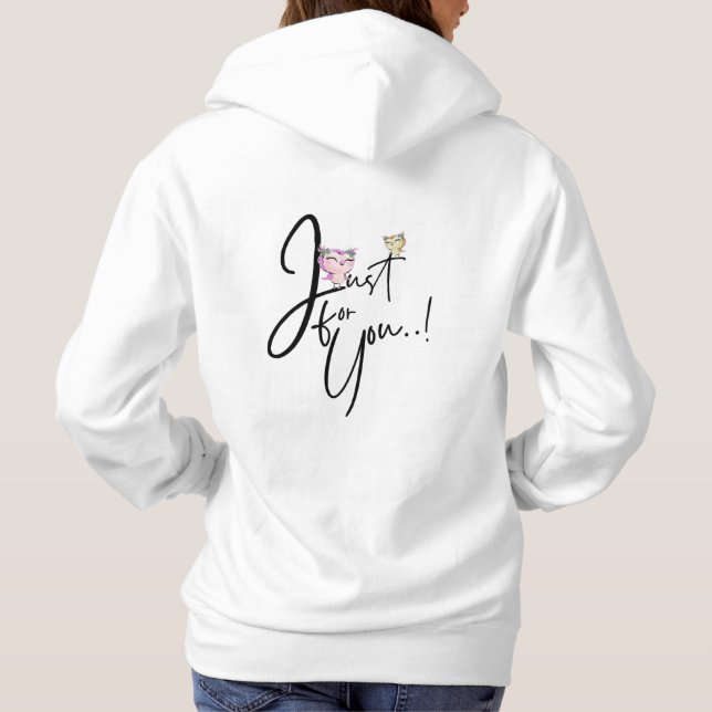 sudadera solo para ti hoodie (Back)