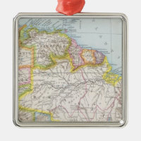 Sudamerika nordliches Blatt - South America Map
