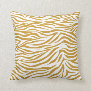 Sudan Brown Safari Zebra Cushion