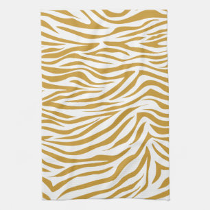 Sudan Brown Safari Zebra Tea Towel