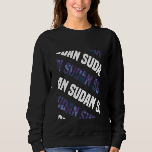 Sudan Camo Pattern Purple Camouflage Sweatshirt
