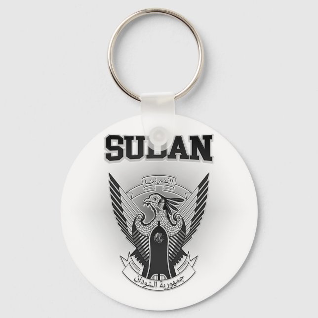 Sudan Coat of Arms Key Ring (Front)