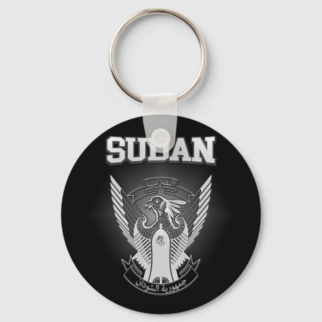 Sudan Coat of Arms Key Ring (Front)