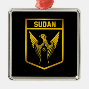 Sudan Emblem Metal Tree Decoration