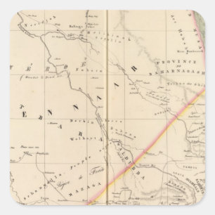 Sudan, Ethiopa Square Sticker