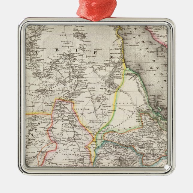 Sudan, Ethiopia Metal Tree Decoration (Front)