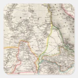 Sudan, Ethiopia Square Sticker