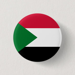 Sudan Flag 3 Cm Round Badge