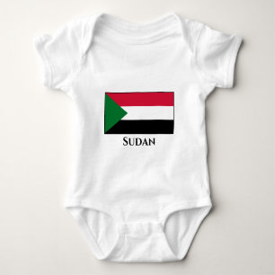 Sudan Flag Baby Bodysuit