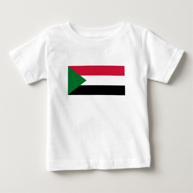 Sudan Flag Baby T-Shirt (Front)