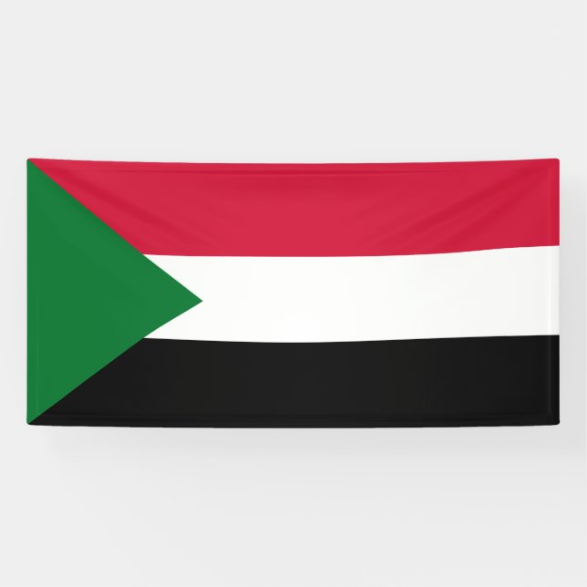 Sudan Flag Banner (Horizontal)