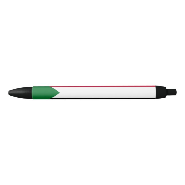 Sudan Flag Black Ink Pen (Front)