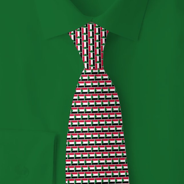 Sudan Flag Brick Pattern Tie (Creator Uploaded)