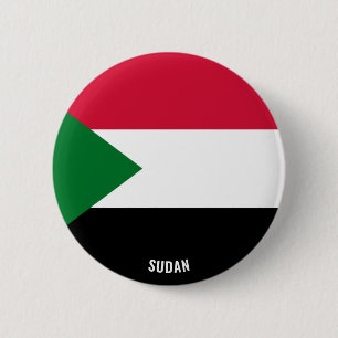 Sudan Flag Charming Patriotic 6 Cm Round Badge