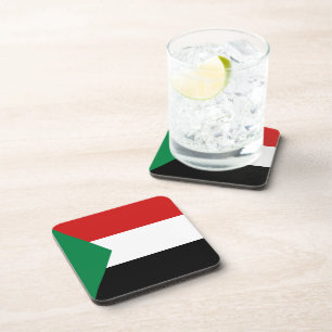 Sudan Flag Coaster