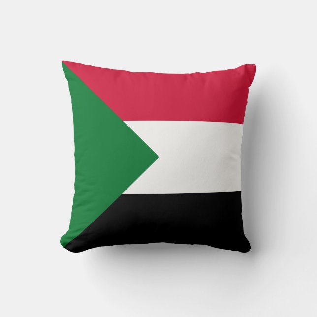 Sudan Flag Cushion (Front)