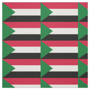 Sudan Flag Fabric