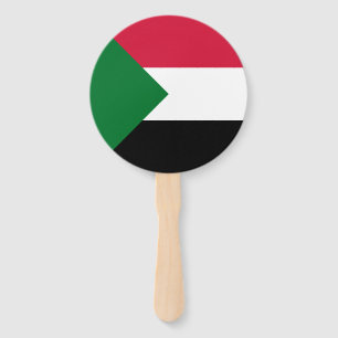 Sudan Flag Hand Fan