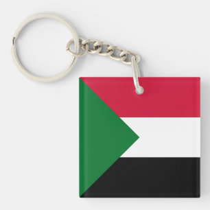 Sudan Flag Key Ring