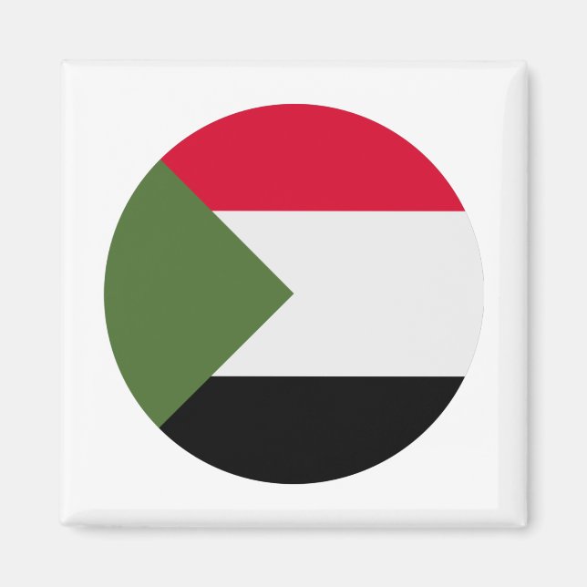 Sudan Flag Magnet (Front)