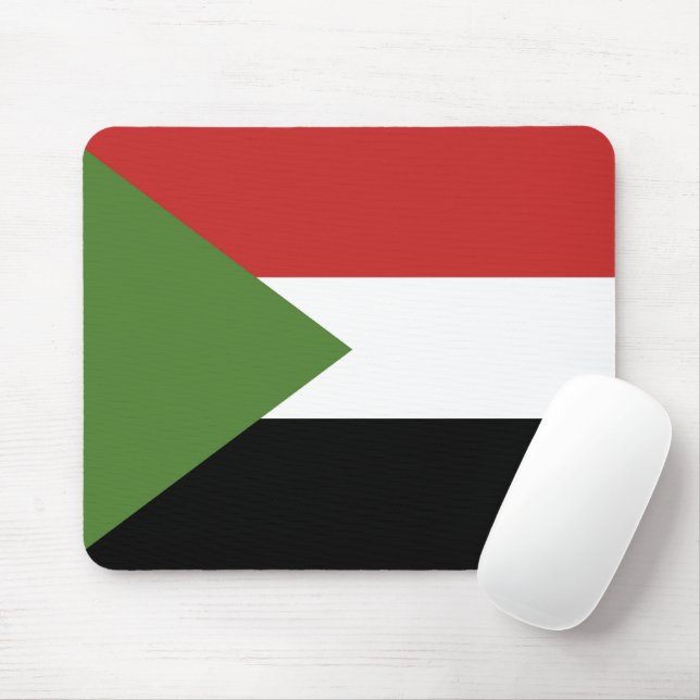 Sudan flag mouse pad (With Mouse)