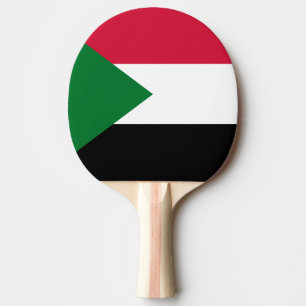 Sudan Flag Ping Pong Paddle