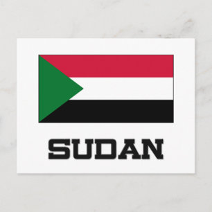 Sudan Flag Postcard