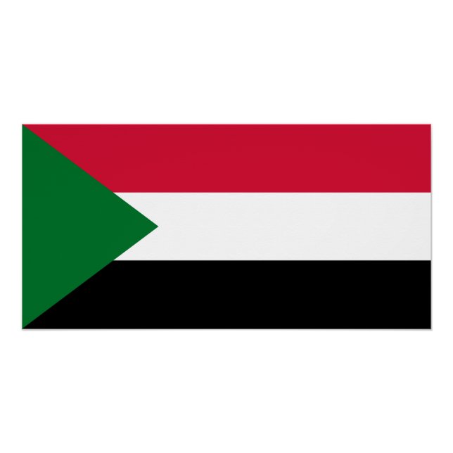 Sudan Flag Poster (Front)