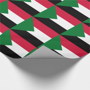 Sudan Flag Wrapping Paper