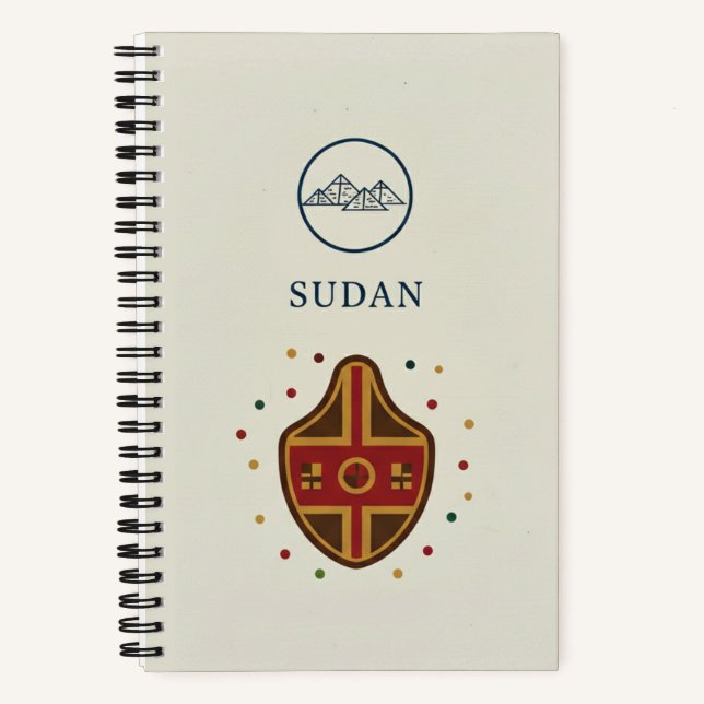 Sudan Heritage & Meroe Pyramids Photo Archive Notebook (Front)