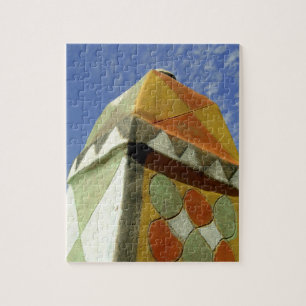 Sudan, North (Nubia), Decorated roof Jigsaw Puzzle