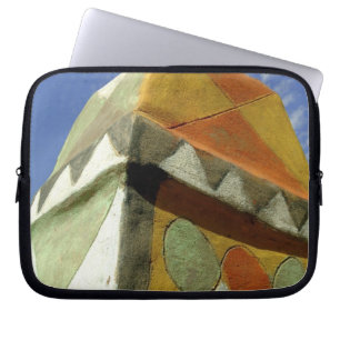 Sudan, North (Nubia), Decorated roof Laptop Sleeve