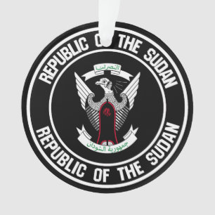 Sudan Round Emblem Ornament